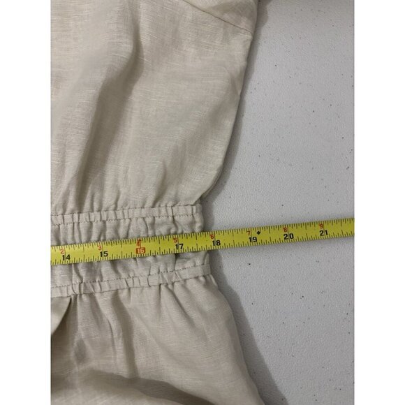 j mclaughlin Tan Beige Tropical Palermo Dress Midi Women XL - Picture 15 of 16